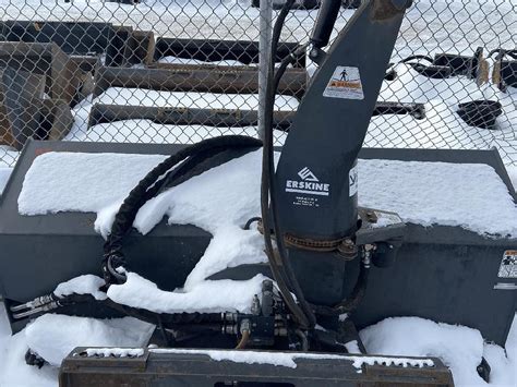 snow blower attachment skid steer|erskine attachments catalogue.